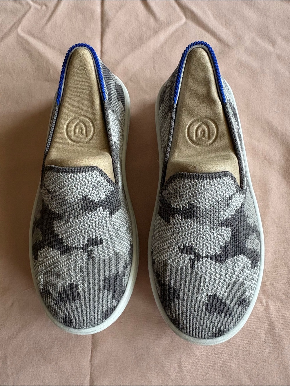Rothy's Gray Camo Sneakers